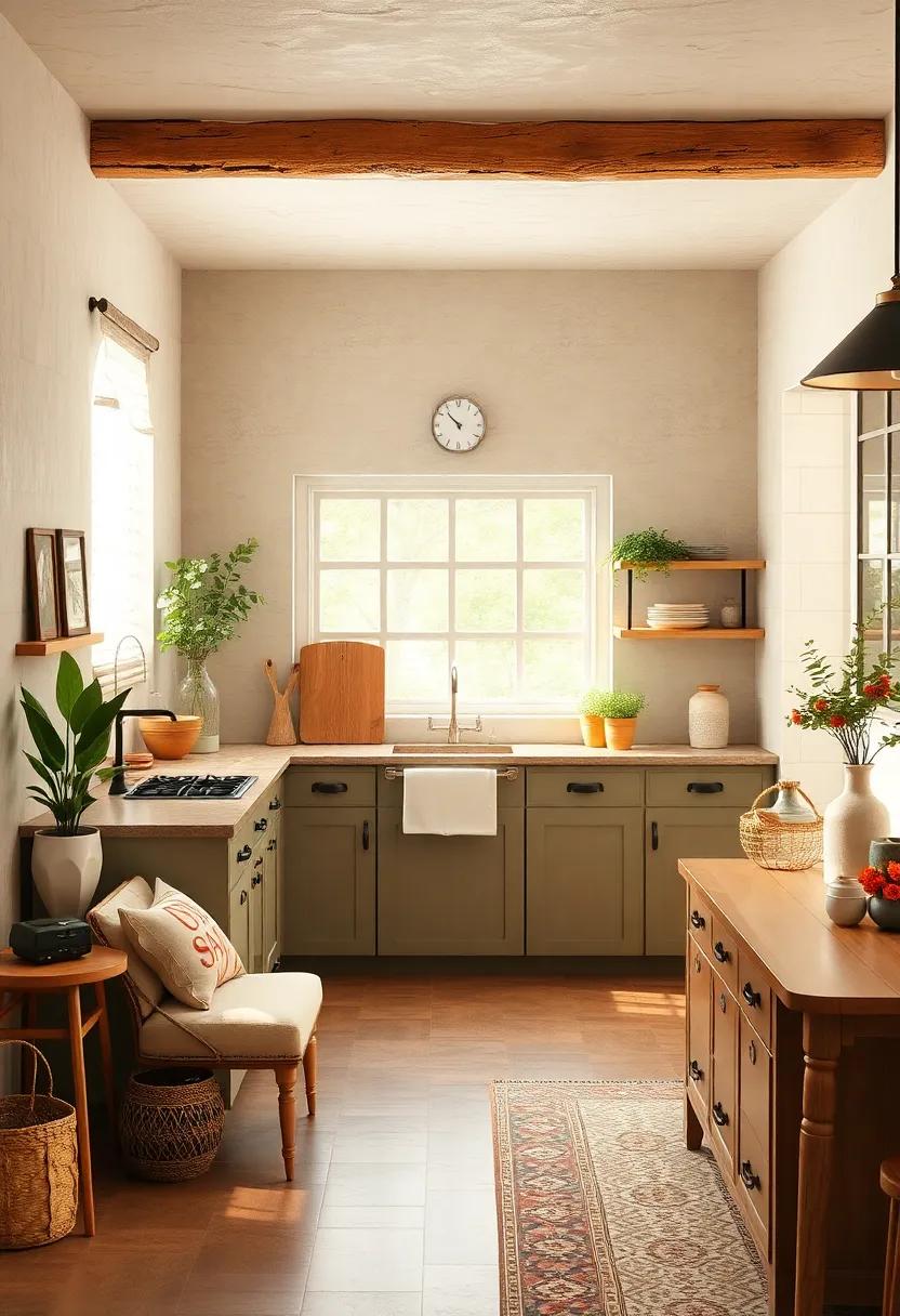 Embrace Earthy tones: Start with a warm color palette featuring beiges, soft greens, and muted browns to create an inviting atmosphere