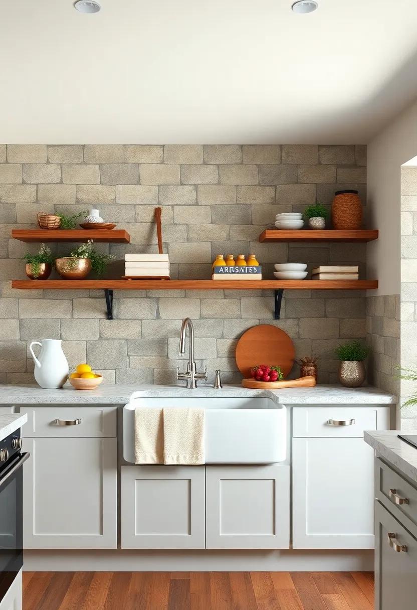 Farmhouse Sink: Consider a deep farmhouse sink for a practical yet charming focal point that embodies rustic charm