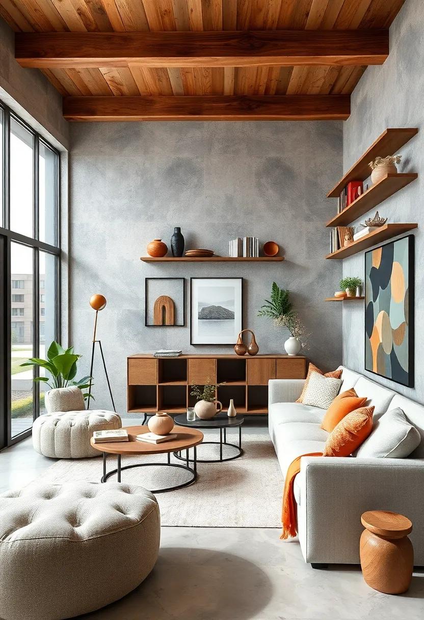 Use Vertical Space Wisely: Install shelves and wall-mounted storage to draw the eye upward, maximizing your floor space while showcasing decor