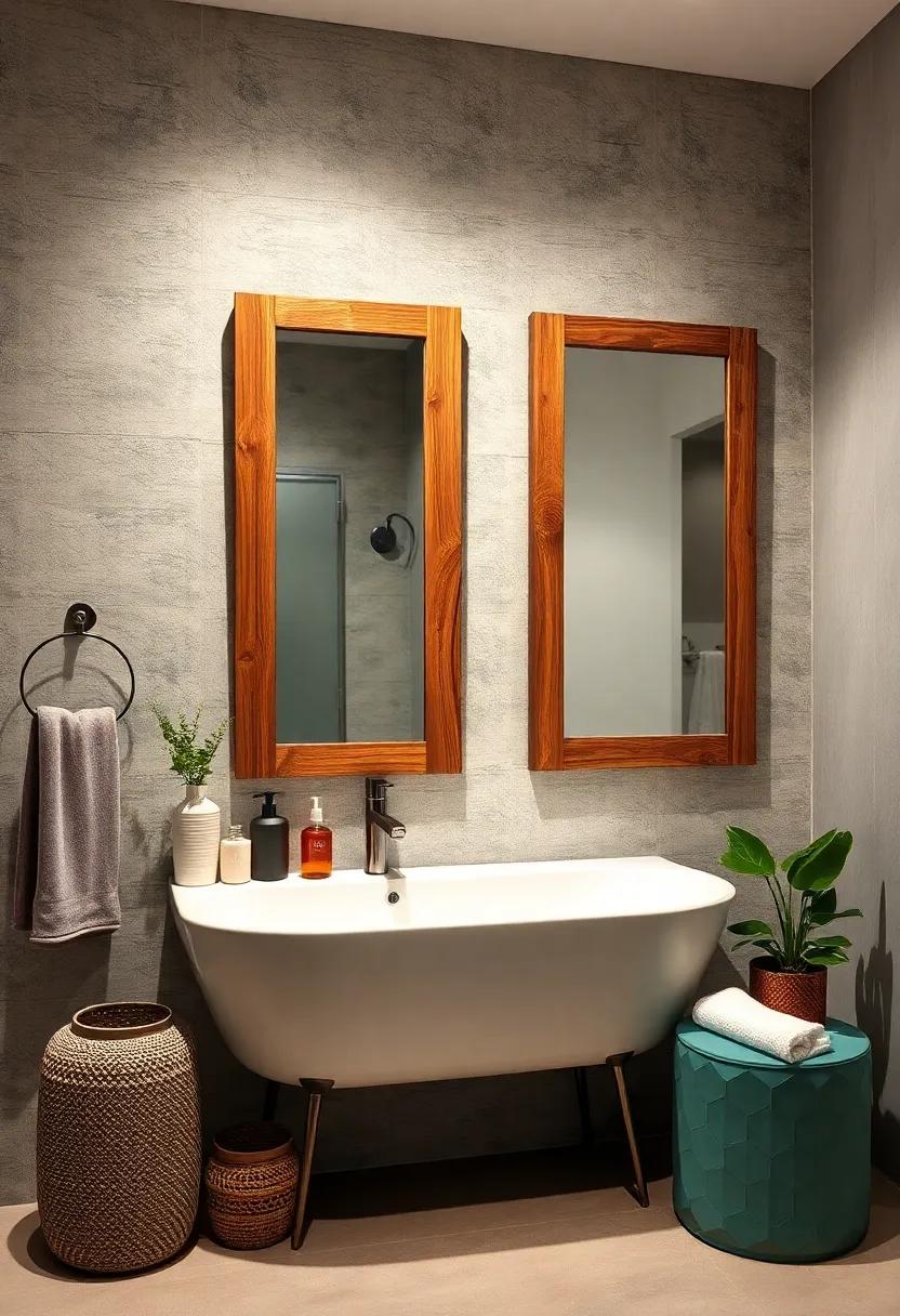 Reclaimed Wood Mirrors: Go eco-friendly by selecting mirrors framed from reclaimed wood, ‍each with its own story and enhancing‌ rustic aesthetics