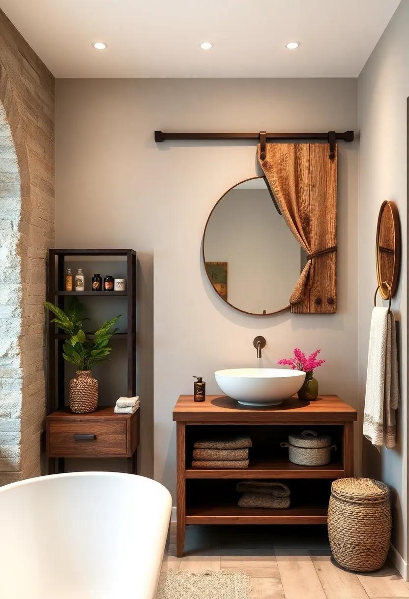 Rustic barn Door Mirrors:⁤ Evoke a countryside feel with⁣ mirrors that are designed like ⁣rustic barn doors, adding a homey touch‍ to your⁢ space