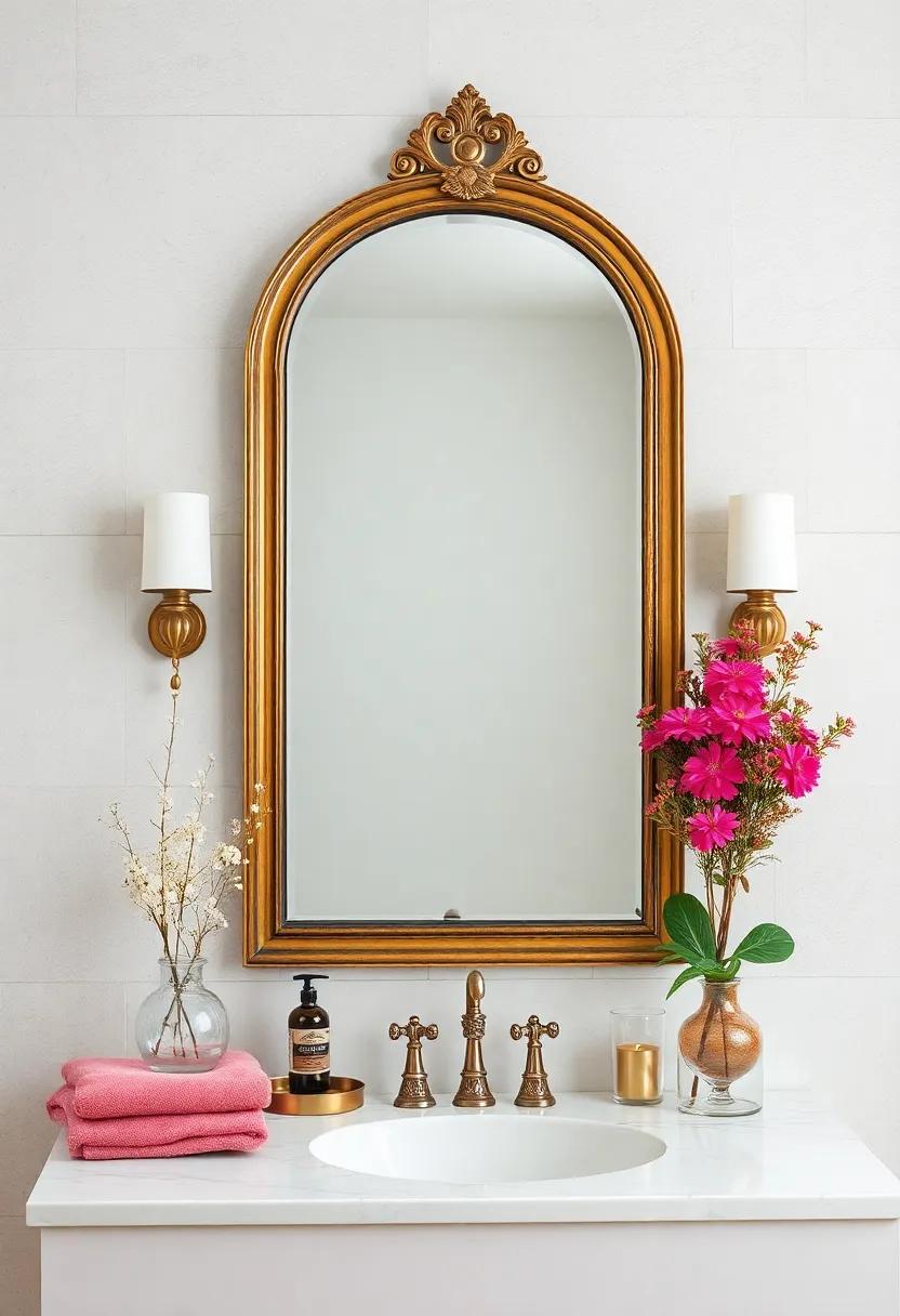 Vintage Trumeau Mirrors: ⁢Discover the elegance of trumeau mirrors ‌that ⁢combine painting and reflecting, offering a beautiful balance ‍between art⁢ and functionality