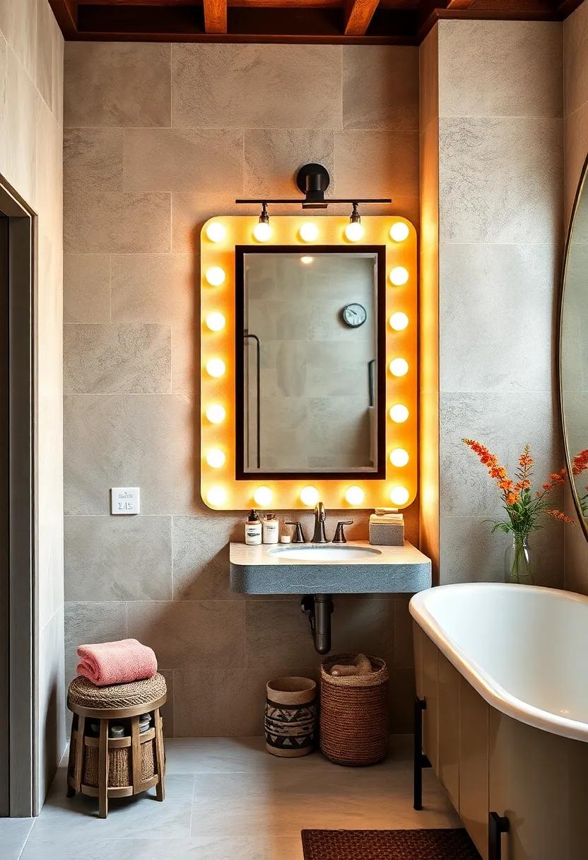 Vintage-inspired Hollywood Mirrors: Illuminate your space ⁣with mirrors featuring built-in⁤ lights ‍reminiscent of old Hollywood glamour, perfect for a touch of luxury