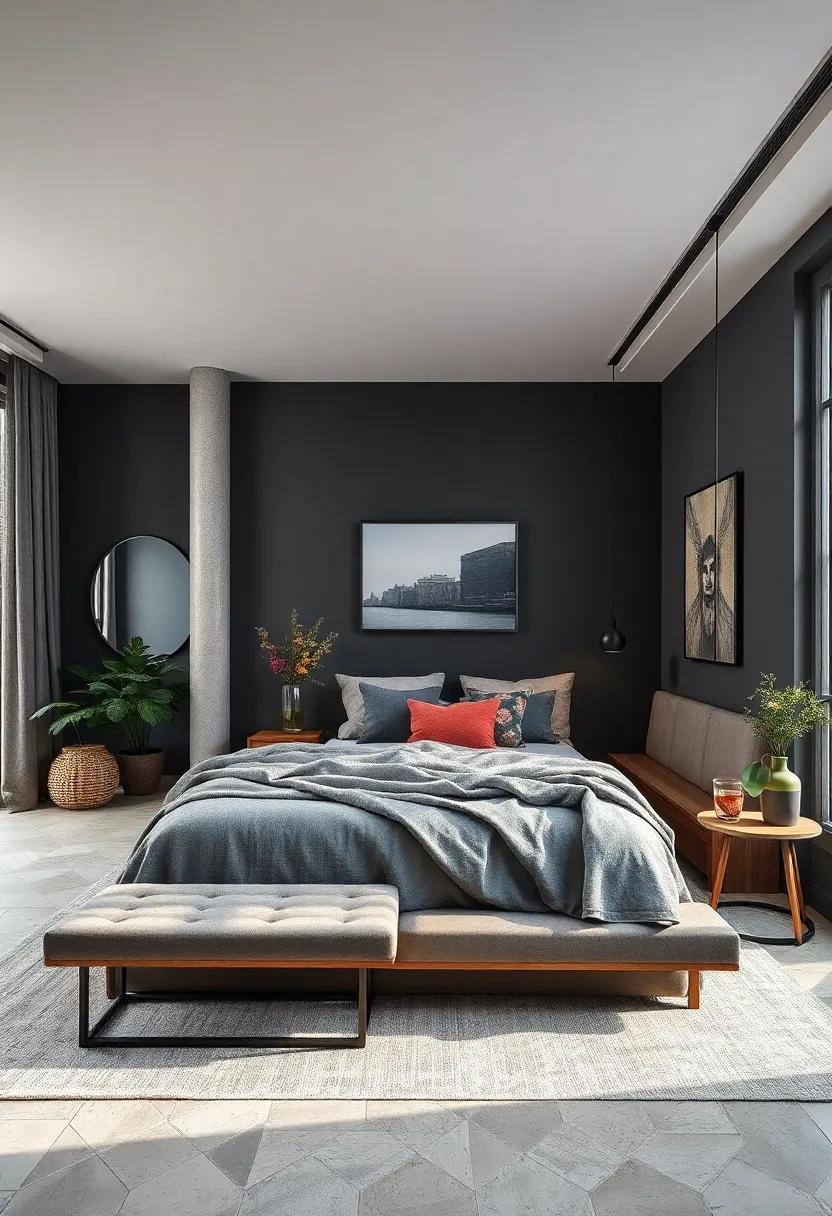 Soft Plum: A deep yet muted shade that envelops your space in a cocoon of warmth and calm