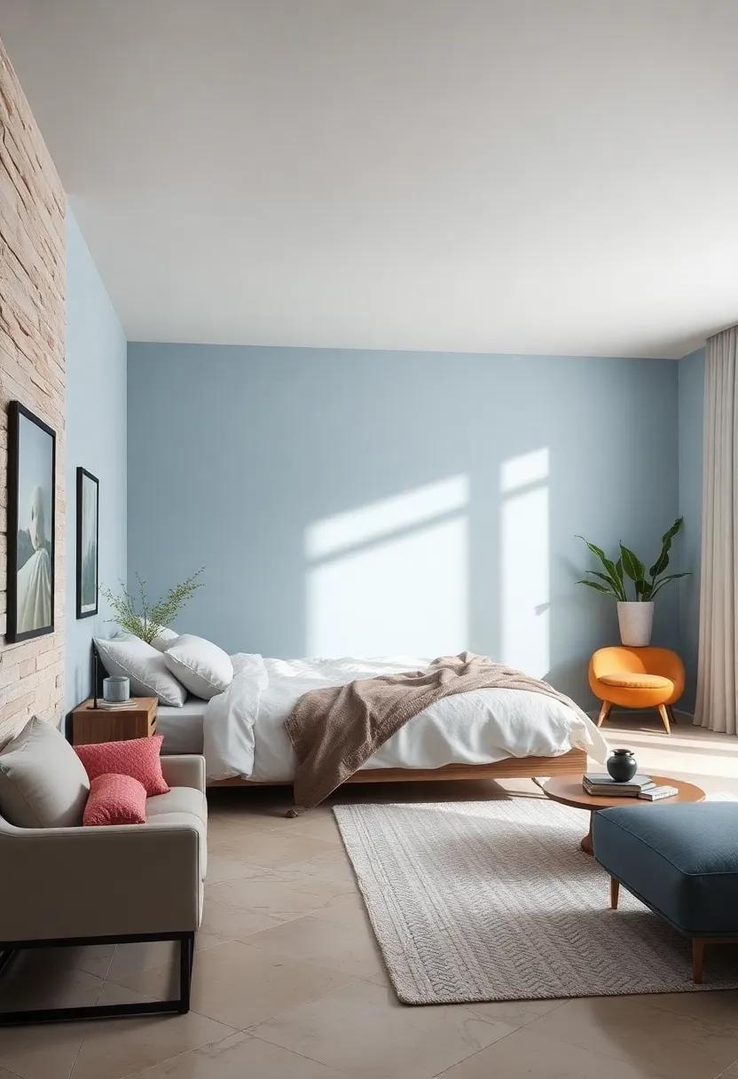 Powder Blue: A calming hue that mimics the sky, evoking feelings of openness and peace