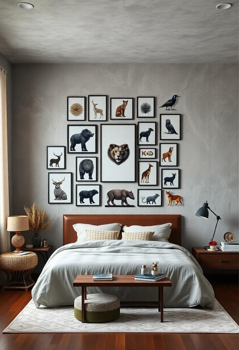 Animal‌ Kingdom: A collection of animal silhouettes or illustrations can create a playful gallery wall ⁢that sparks joy and⁢ showcases your ‍love⁤ for⁤ wildlife