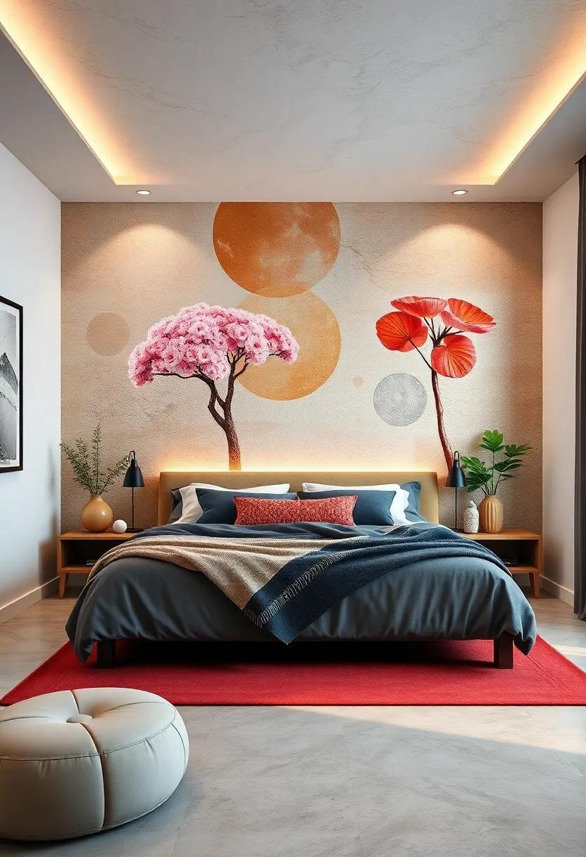 Artistic Mural: Commission a wall mural that reflects your personality⁣ and interests,⁣ turning ⁣your⁤ bedroom‌ into a ‌canvas ​for self-expression
