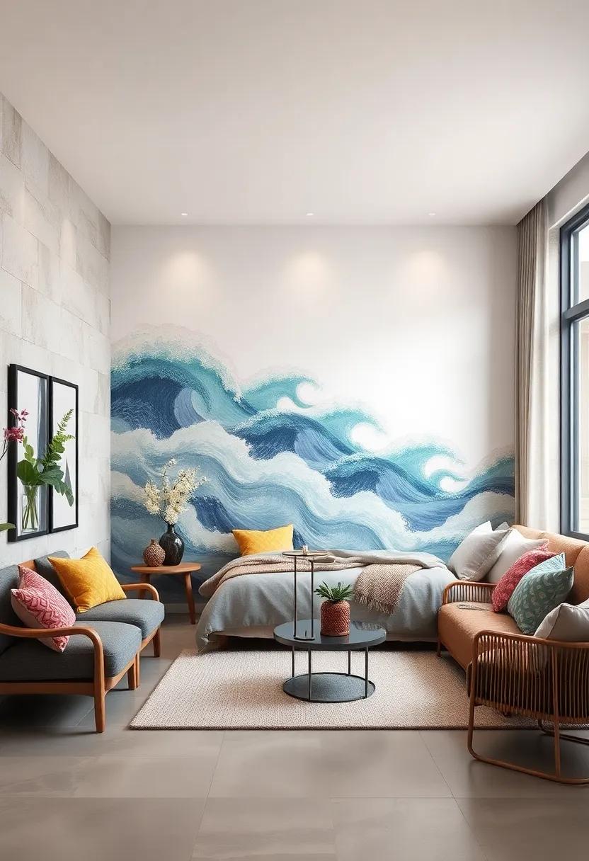 Calming waves: ‍Soft,abstract⁣ wave ⁤designs can instill​ a⁣ sense of calm‌ through ⁣their fluid shapes and soothing⁢ colors,perfect for a stress-free‌ environment