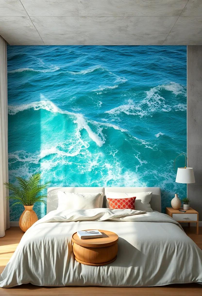 serene Seascape: ⁤Ocean waves or beach ​scenes can transport you to a​ coastal ⁤retreat, offering ‍a sense of peace and relaxation whenever you enter the⁢ room