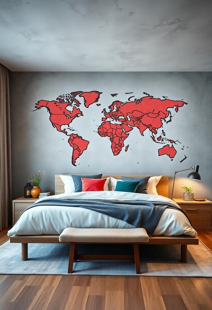 Travel Map: A⁣ world ​map⁢ decal serves ‍as both decor and inspiration, encouraging your ⁢wanderlust⁣ and ⁣reminding you​ to ⁣explore⁣ new horizons
