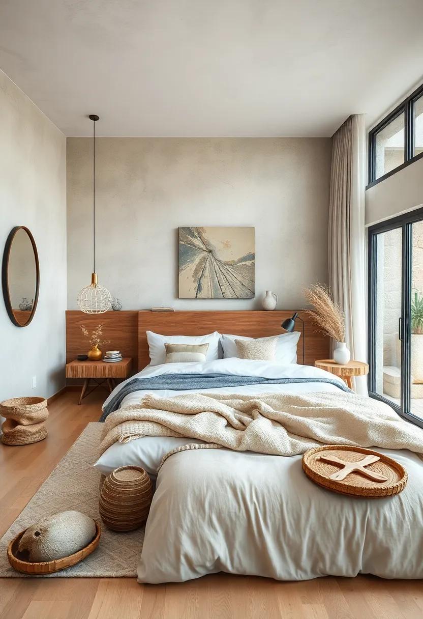 A stylish sanctuary incorporating​ driftwood decor⁣ and earthy tones,creating a relaxed beach-inspired vibe ⁤perfect for unwinding