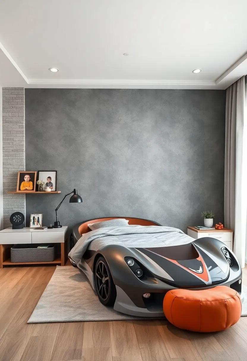 Personalized Race Car Bed: ​Opt for a ‍personalized bed shaped like a race car to ignite⁣ dreams of speed and adventure