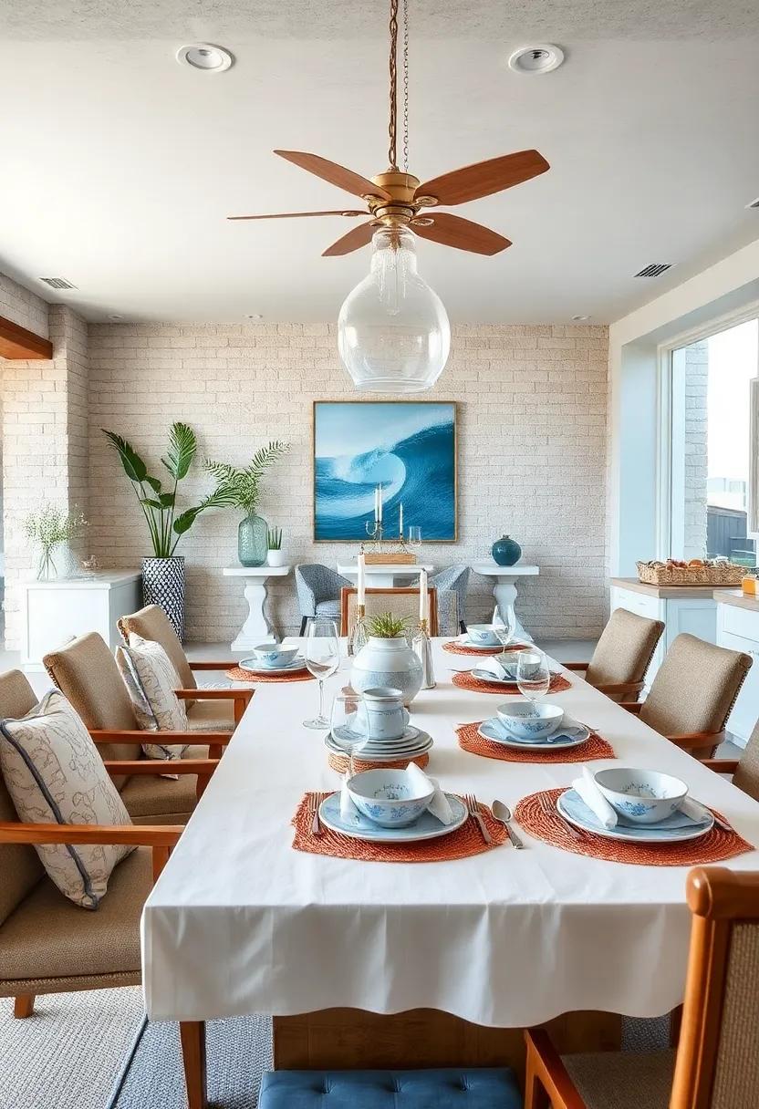 Coastal Table ‍Settings: Use dishes adorned with wave patterns or ⁤marine motifs to enhance your dining⁣ experience