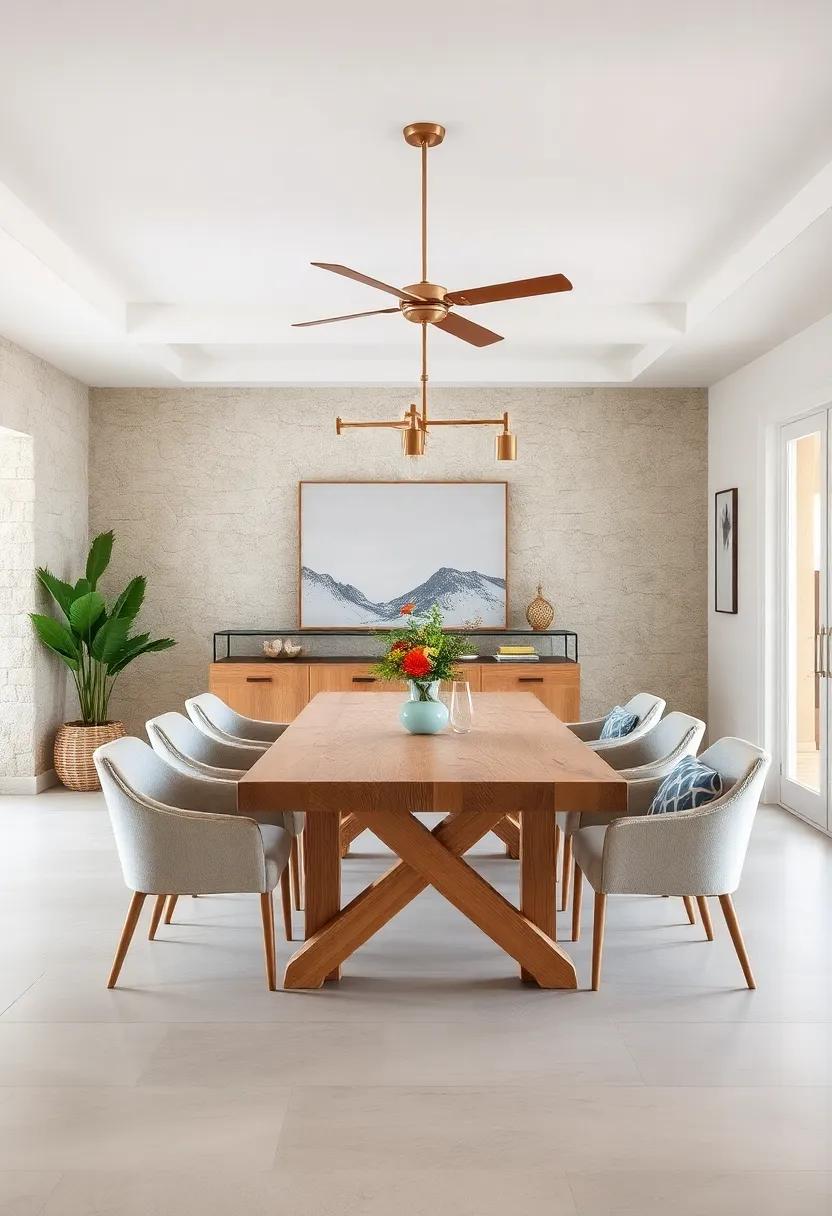 raw Wood Furniture: Opt for unfinished or lightly stained wood dining tables to add an ⁤organic, rustic‍ edge to your space