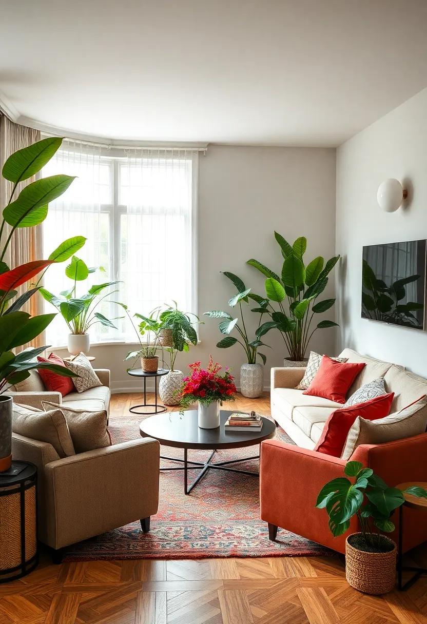 Experiment with Colorful Leaves: ⁢Incorporate plants with varied‍ leaf colors, like caladium ‍or croton, to ‌add depth and interest to your decor