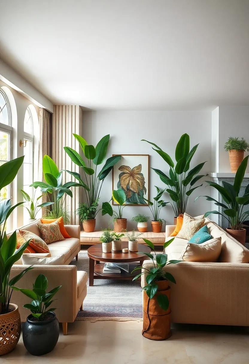 Position ⁣Plants‌ on Every Level: ⁢Utilize ​shelves and furniture surfaces to ensure‌ that greenery is at various heights, keeping the visual flow engaging