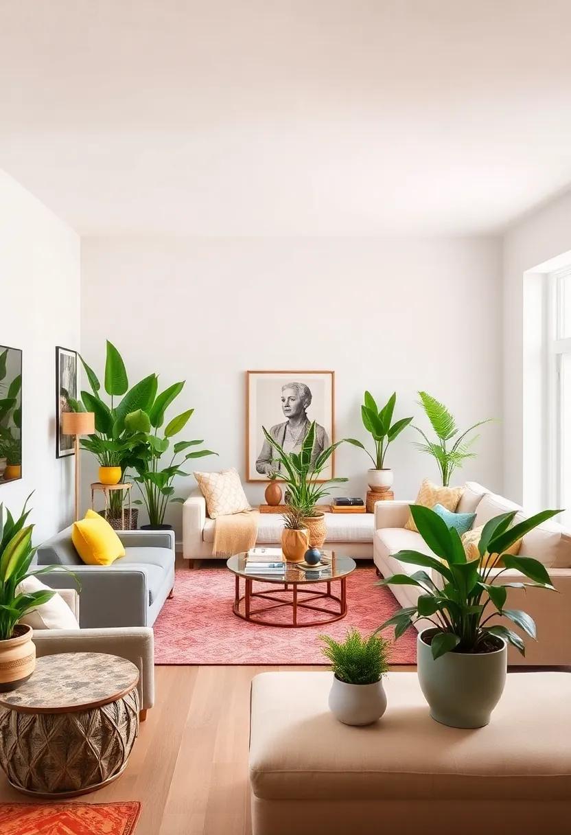 Use Unique Planters: Opt for quirky or artistic planters that express your personality, from colorful ‌ceramics to vintage⁤ finds