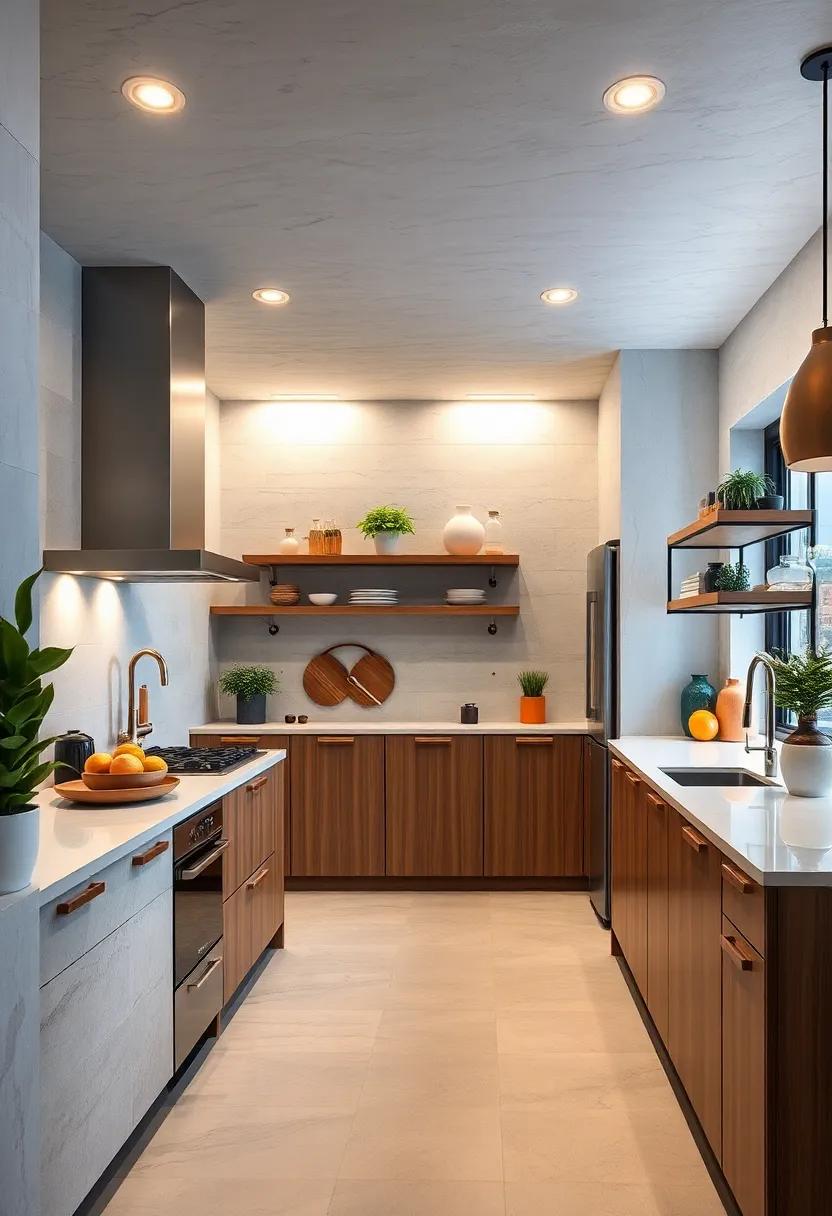 Invest in smart lighting: Control your kitchen lighting remotely with smart home systems for convenience, mood-setting, and energy efficiency