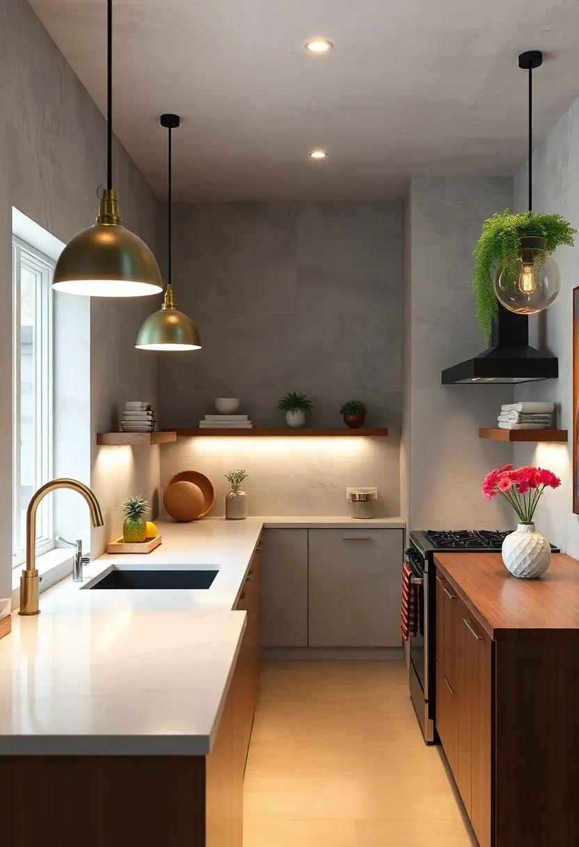 Layer Your Lighting: Mix ambient, task, and accent lighting to create a well-rounded illumination plan that addresses all your cooking and aesthetic needs