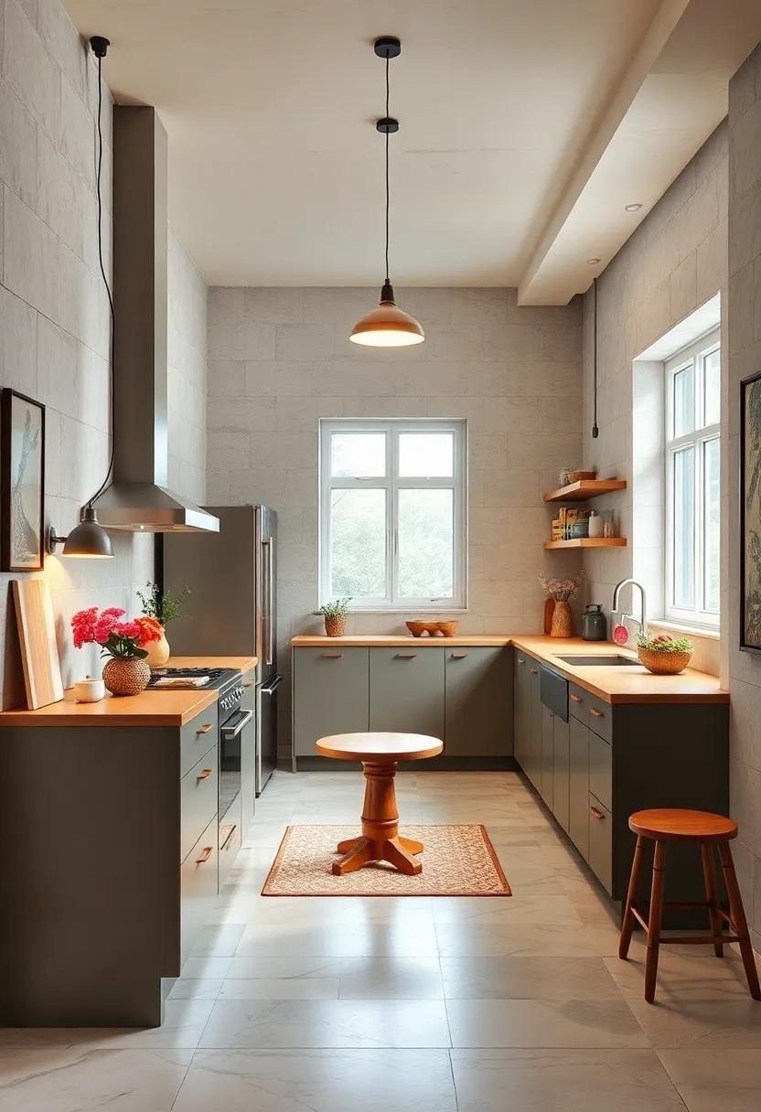 Use Light-Colored Shades: For lampshades and light covers, opt for light-colored materials to allow maximum light diffusion in the kitchen