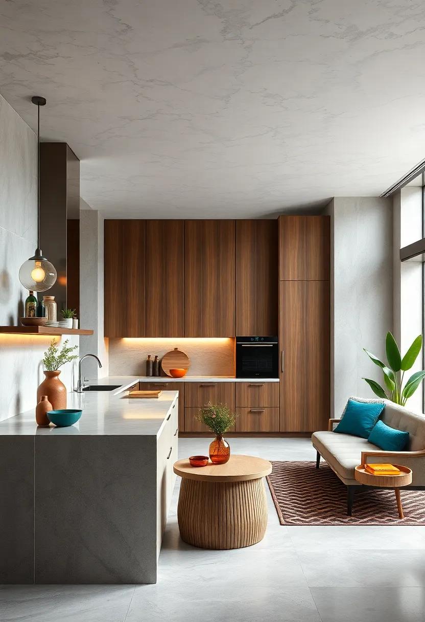 Incorporate statement‍ lighting, such as ​a sleek pendant, to enhance the room's vertical lines and‌ create a focal⁤ point