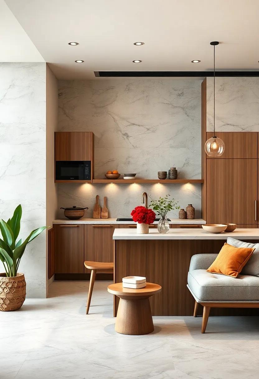 Keep ‌countertops clear by integrating ⁤built-in⁣ appliances‍ and hidden⁤ storage solutions to maintain ‌a clean aesthetic