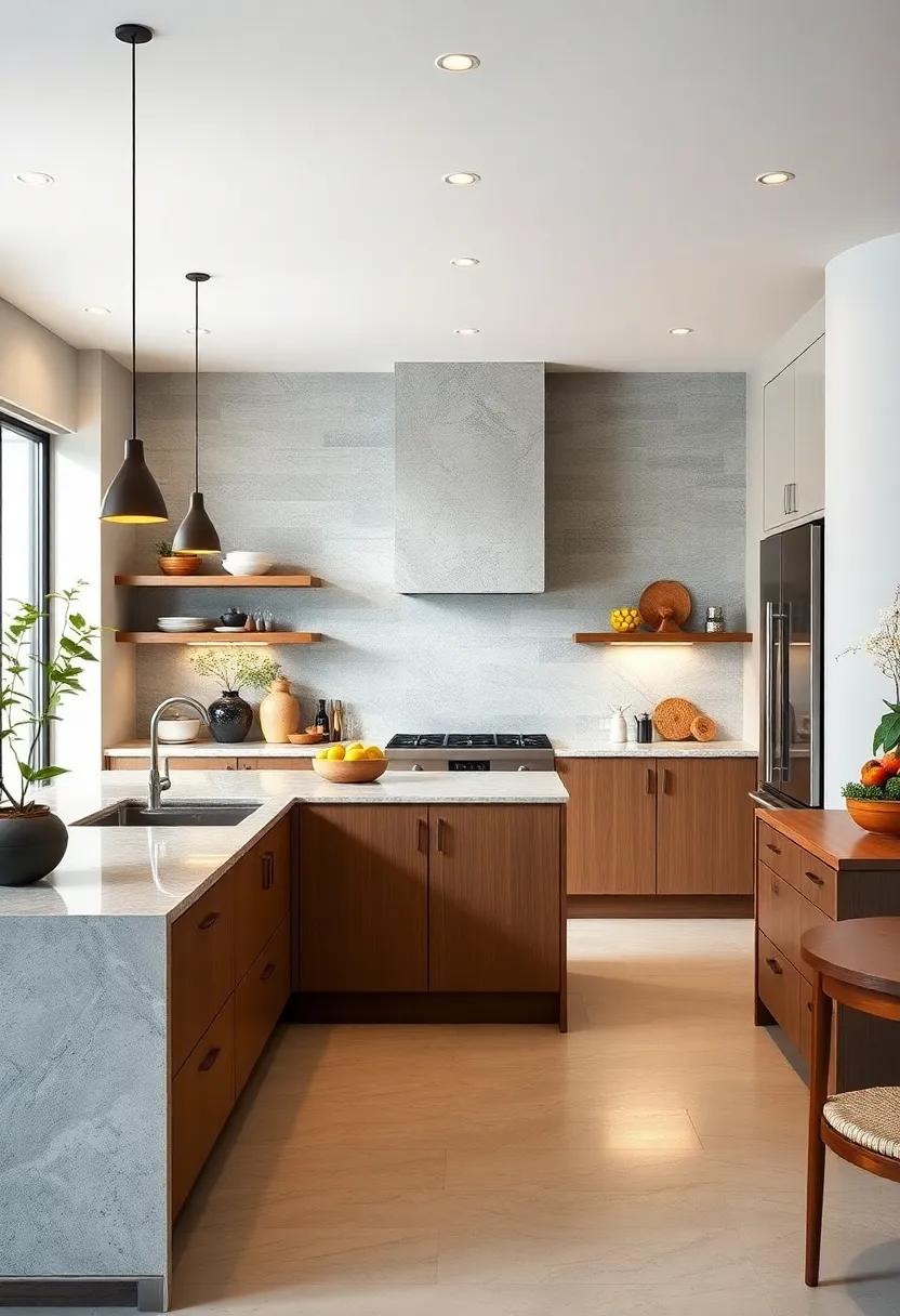 Opt for geometric tile patterns ​in ⁢your backsplash, adding visual‌ interest while adhering to the Japandi ethos of understated ⁣elegance