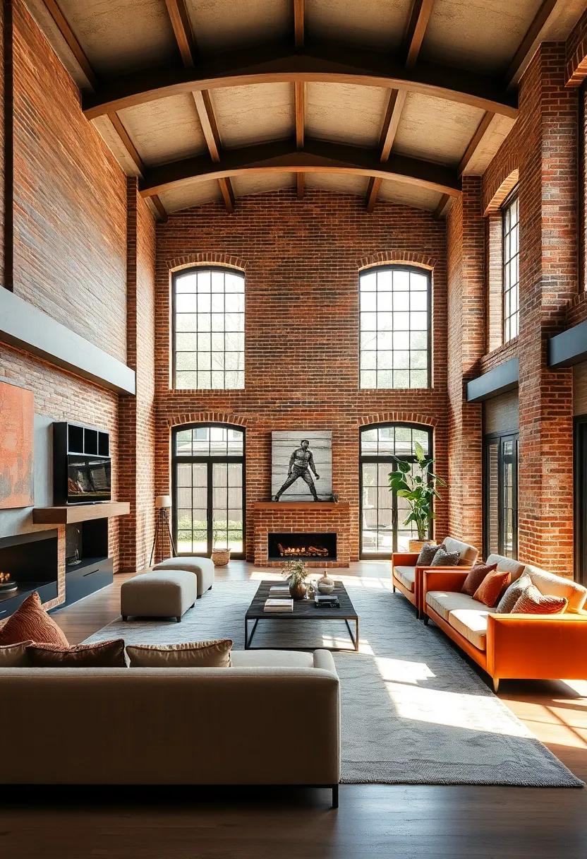 Statement Architecture: Large, open spaces with⁢ high ceilings and expansive brick walls serve as a stunning canvas for architectural features like⁣ oversized windows and industrial beams