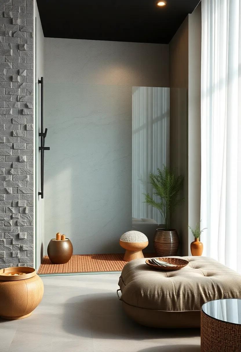 Zen ⁣Inspired: Discover showers designed with ⁣minimalist principles in mind, using‌ frameless glass to evoke ‌tranquility⁢ and serenity