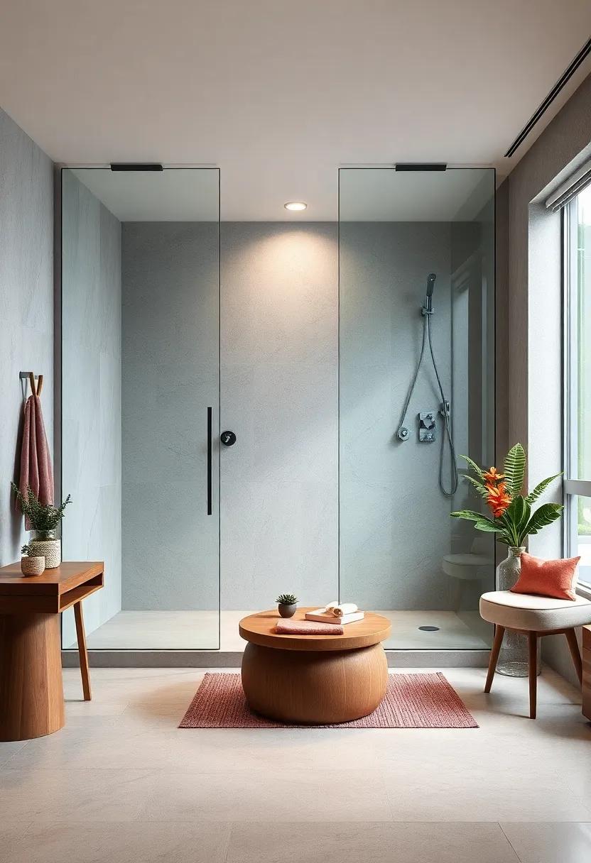 Futuristic‍ Aesthetics: ​venture into the realm⁤ of technology with frameless glass walls ⁣that ‌incorporate smart ​features like​ fog-free surfaces and integrated lighting