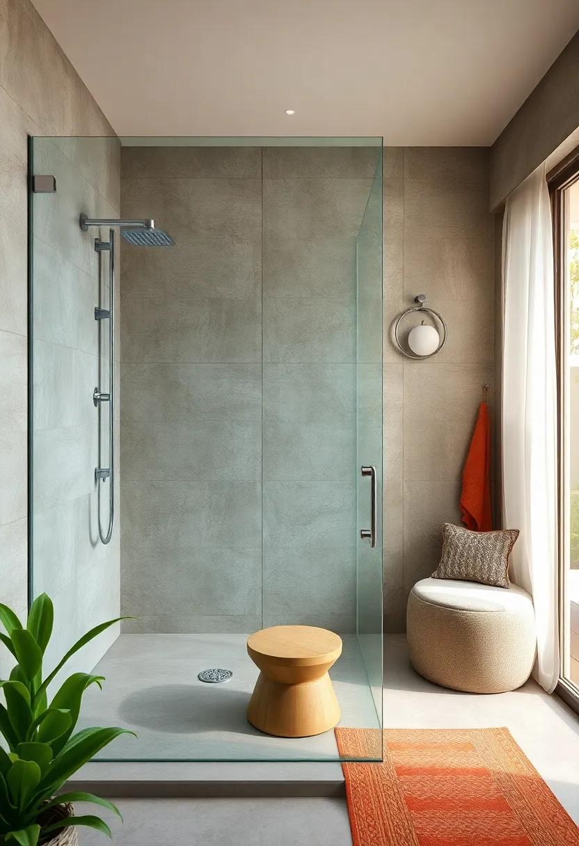Outdoor Inspiration: Embrace indoor-outdoor living by designing ⁣a frameless⁣ glass shower that opens up to ​a private outdoor⁣ space or ⁣garden