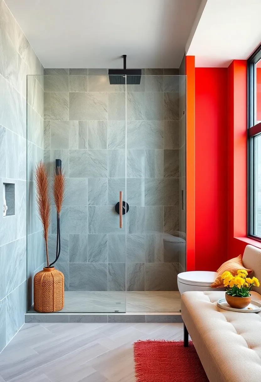 Bright and‌ Bold Colors: ‍Combine frameless glass‍ with bold⁣ wall colors or⁣ accents,⁣ creating ⁣a stunning contrast that ⁤energizes your⁣ space