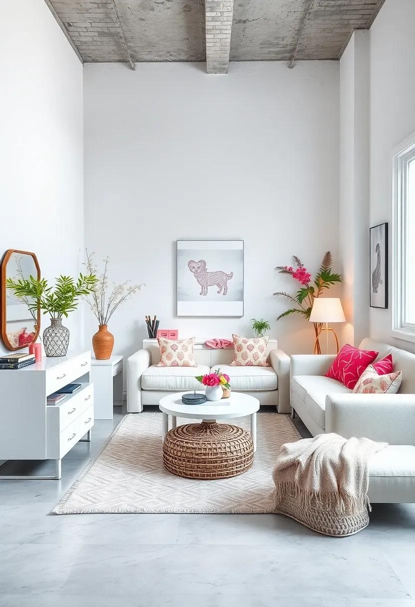 Personalized Touch: Customize plain white furniture with vinyl decals or removable stickers that reflect your personality