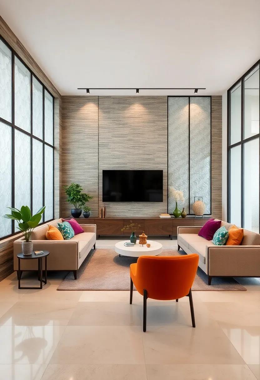 textured Glass⁣ panels: incorporate frosted or etched glass panels, ⁤providing lovely translucence that diffuses⁣ light while enhancing your modern decor