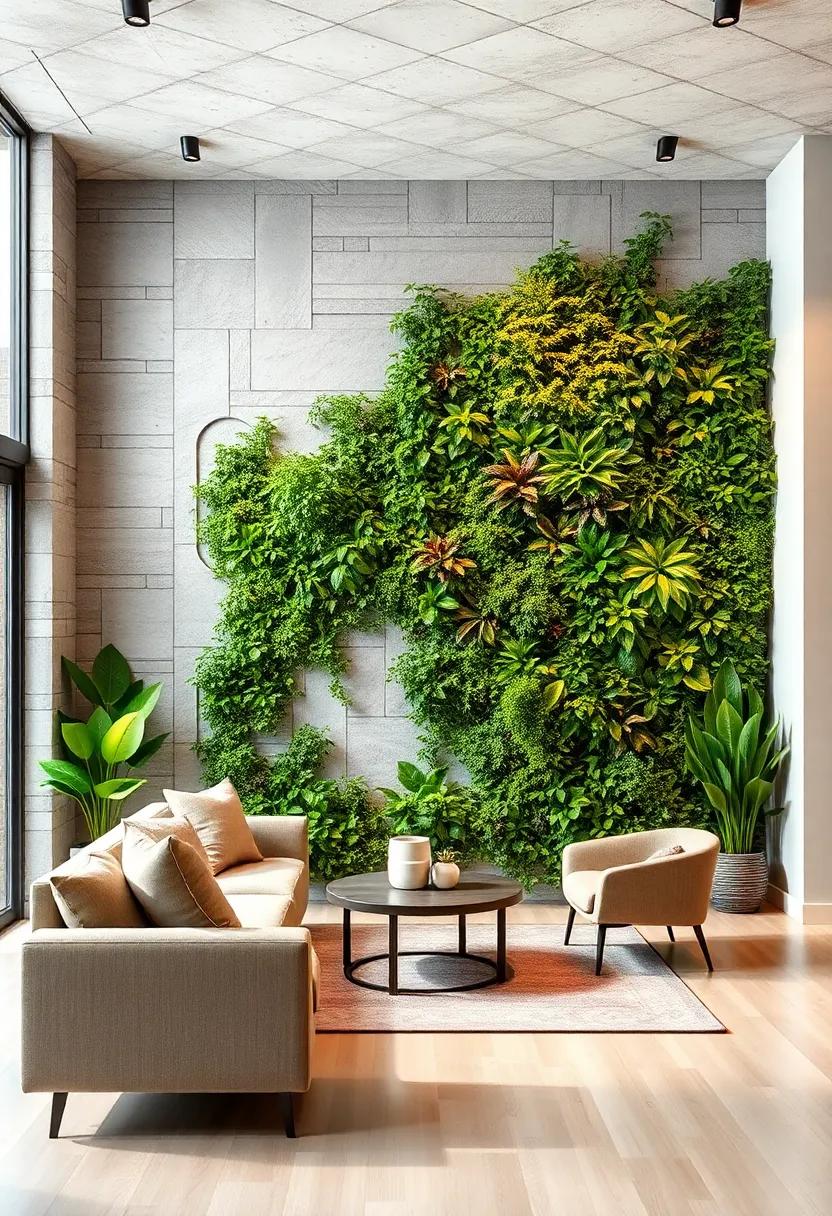 Vertical Garden Walls: Bring nature ⁣inside with vertical garden installations ‍that create living walls full of vibrancy, perfect for small spaces