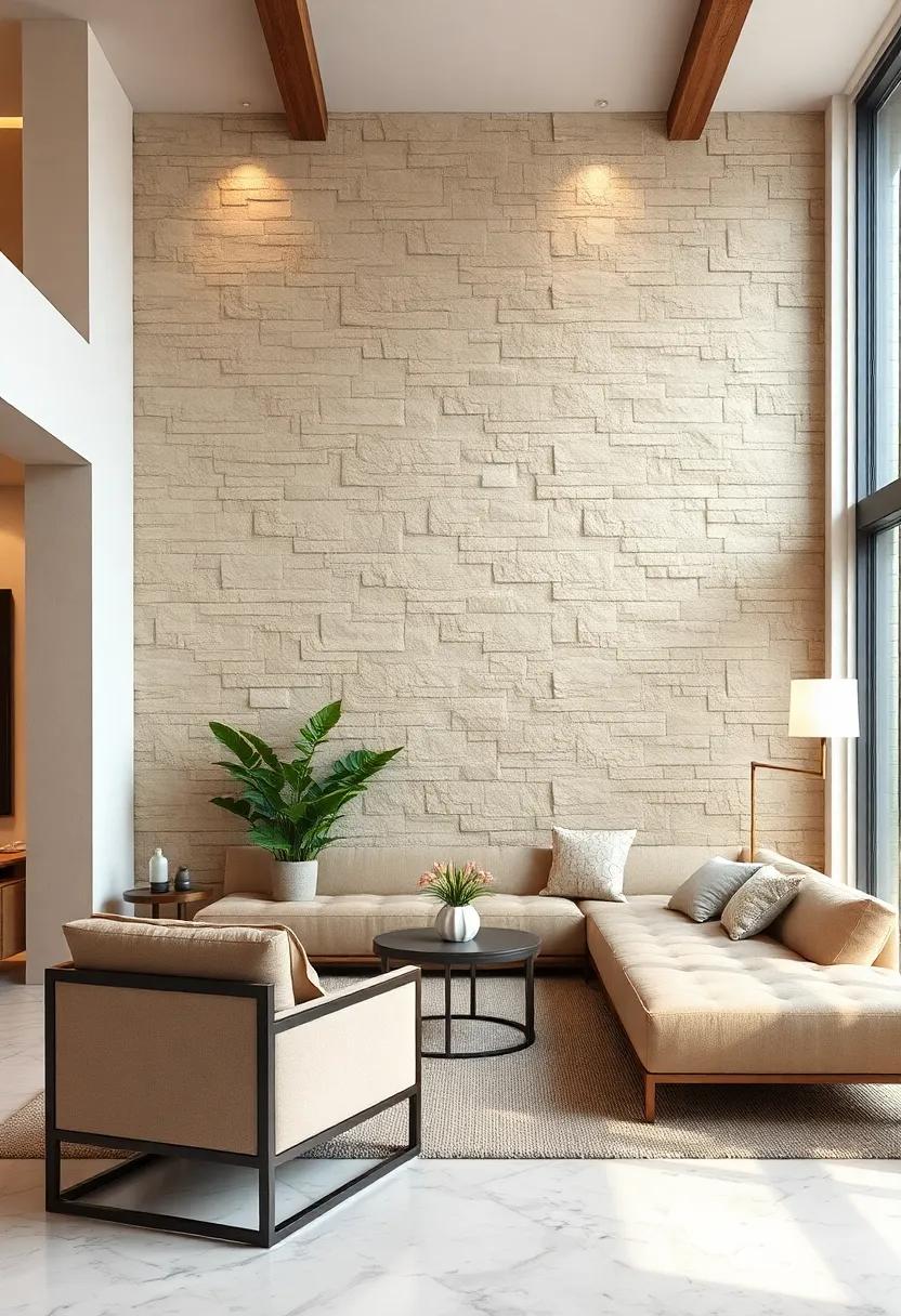 Stone Cladding: Use ‌natural stone cladding to create a striking accent wall⁣ that can transform the ambiance of any room ⁢into something exquisite