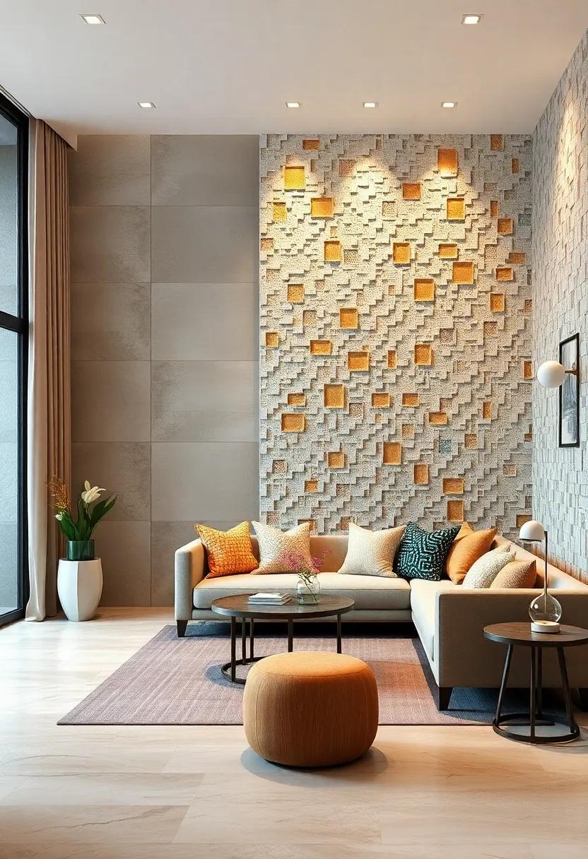 Textured 3D Wall panels: Elevate your decor with 3D wall panels that provide a tactile experience while delivering a striking focal point