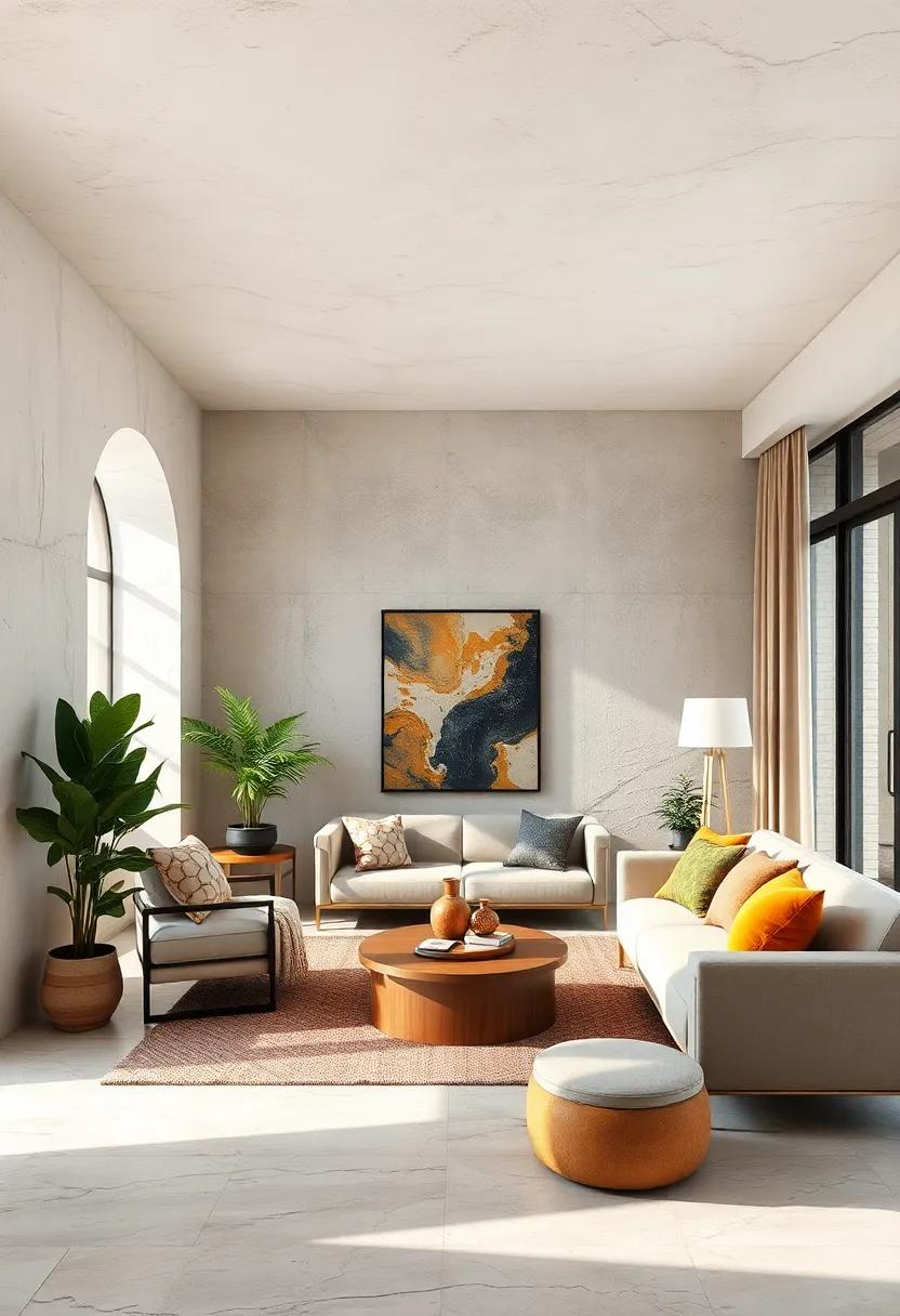 Plaster Textures: Opt for smooth or coarse plaster finishes to add ⁣an artisanal touch, perfect for that minimalist modern feel with a hint of sophistication