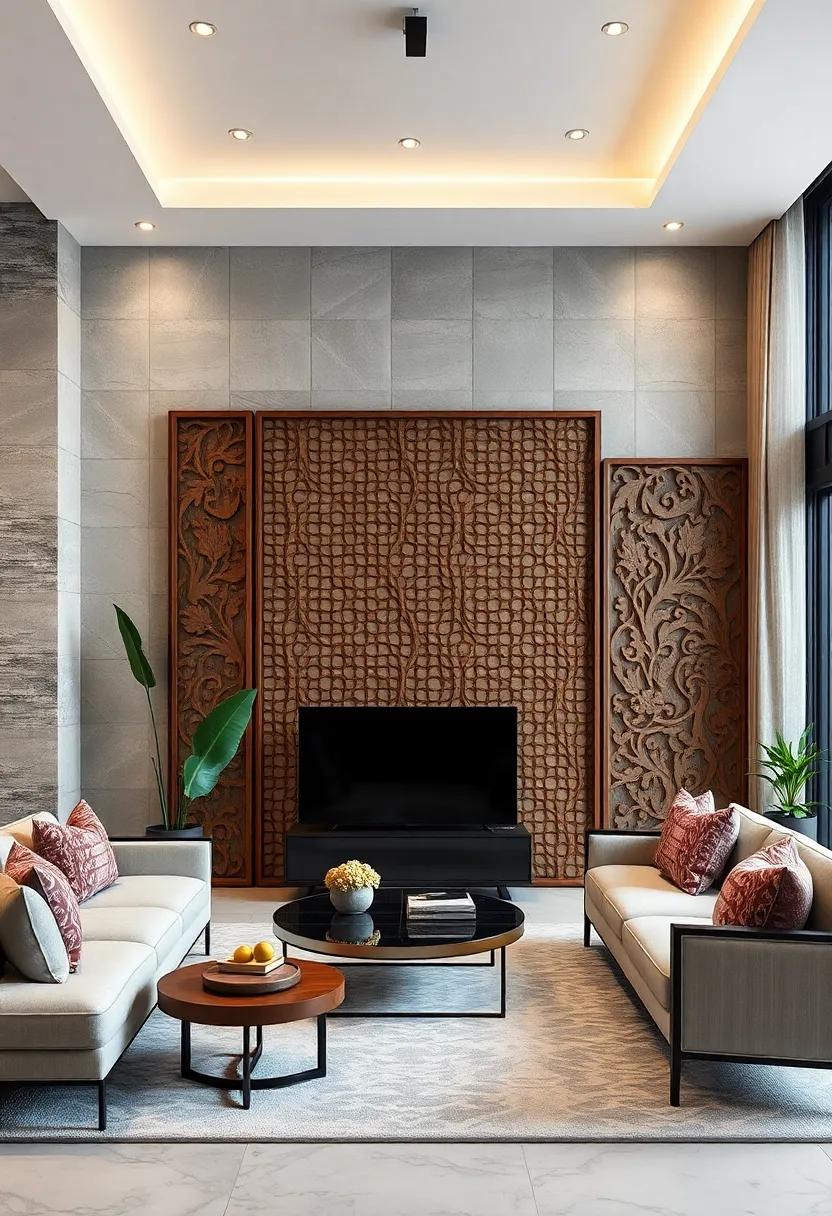 Carved Wood Screens: Decorative carved wood screens⁤ can serve as ‍stunning ‍focal points, adding sophistication and an element of surprise to your ‌space