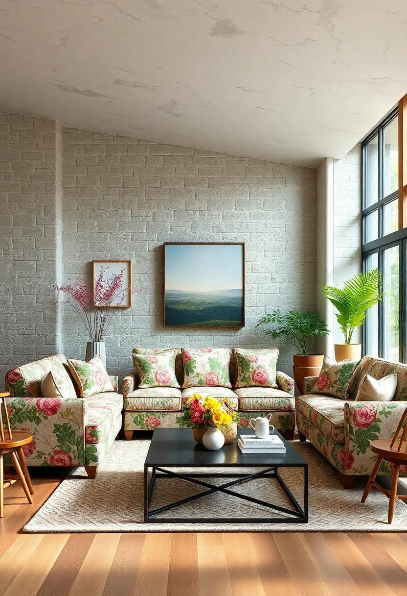23 Enchanting Cottagecore Living Rooms Featuring Floral Sofas to Inspire Your Space