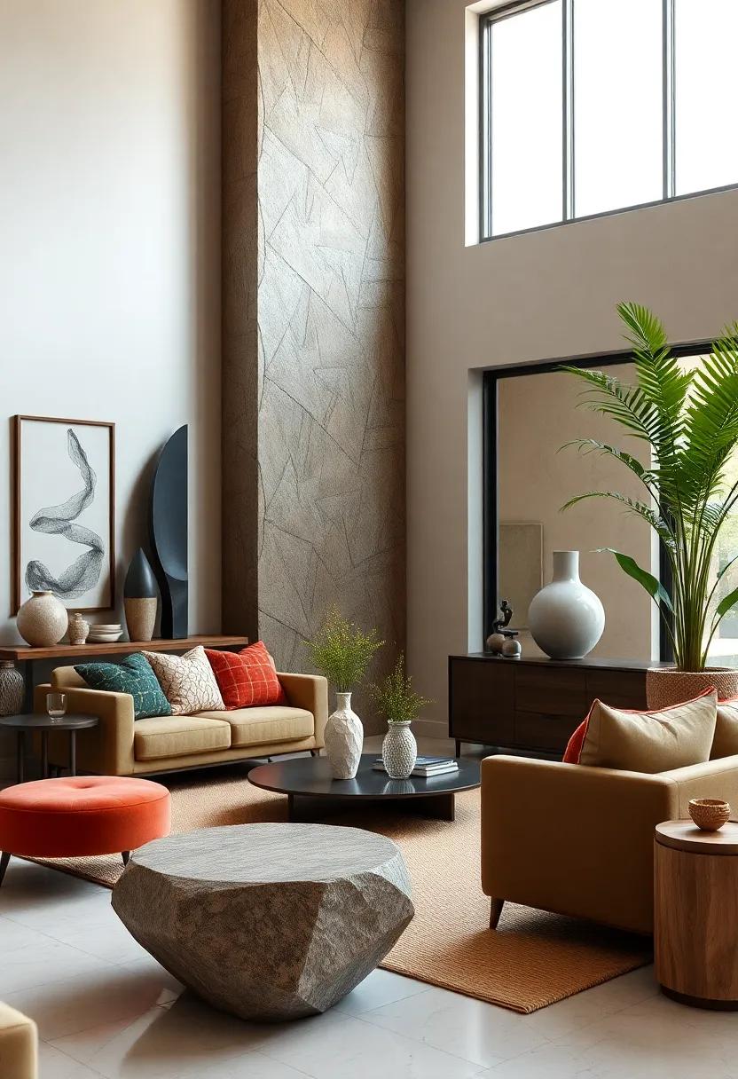 The Abstract Geometric Form - With sharp angles‍ and smooth curves,this bold creation challenges traditional artistic boundaries and becomes​ a focal point in any room