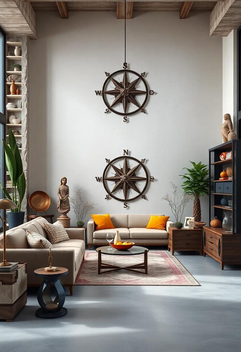 The Vintage Inspired ⁢Compass Rose - Infusing your space with a ⁣sense of adventure, this nostalgic piece becomes a delightful​ reminder of journeys and explorations