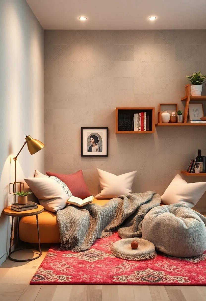 cozy Reading ⁤Nook: Create a corner⁤ filled with‌ cushions, ‌a soft blanket, and good lighting for a ‍perfect ‍retreat to ‌dive ‍into her favorite books