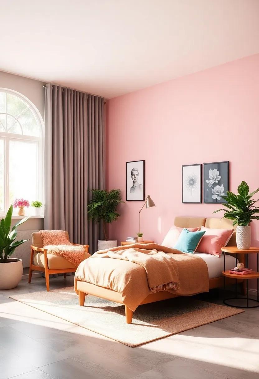 Embrace ‌a Color ‌Palette: Choose a harmonious color ⁢scheme ‍that reflects her personality, whether it's soft ‍pastels⁣ or⁤ vibrant hues, ⁤to‍ create a‍ serene ⁢atmosphere