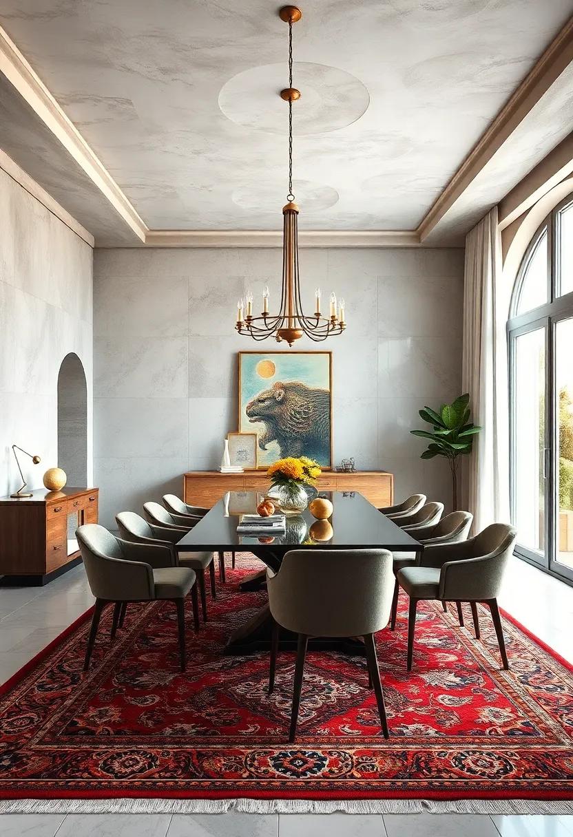 Shiraz Expression: Showcase the expressive designs of a Shiraz rug,which incorporates vibrant colors and unique motifs that reflect the culture and history of Persia