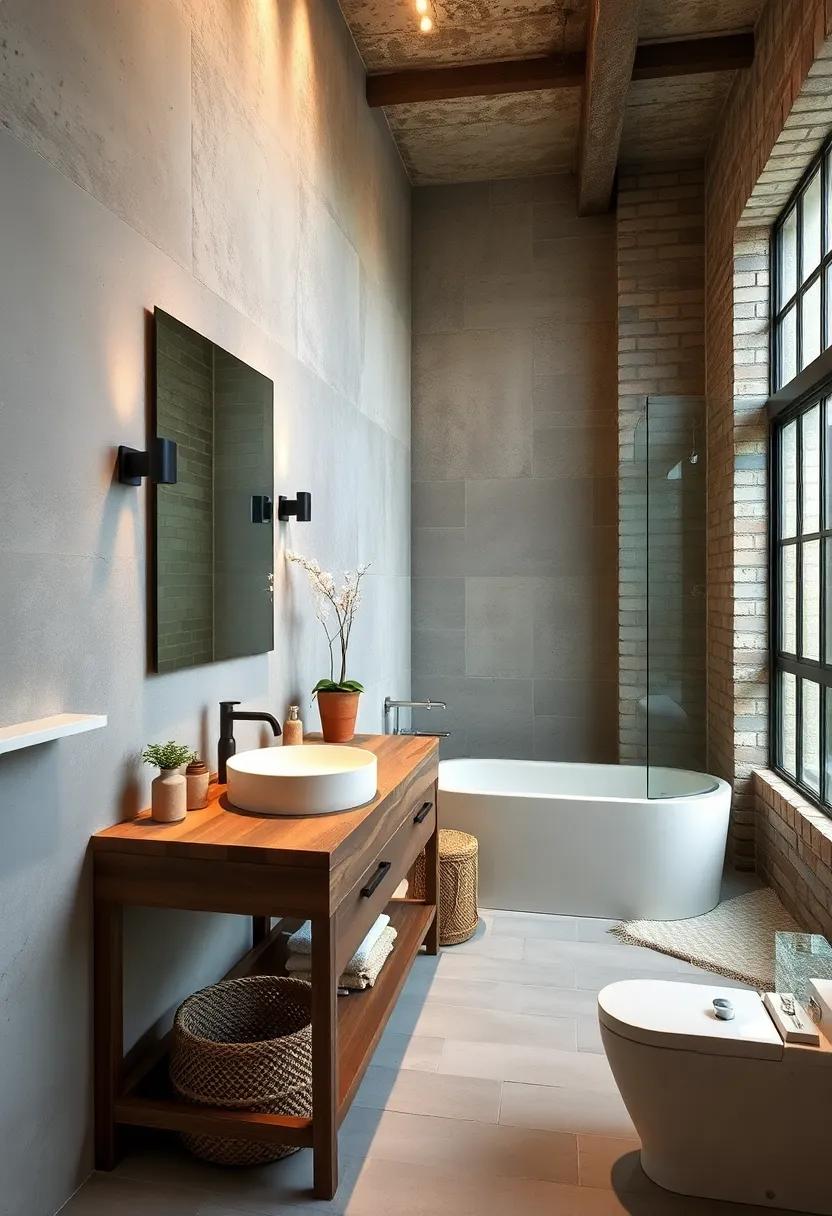 Opt for a⁤ reclaimed wood vanity to introduce warmth and character⁤ while maintaining a modern edge