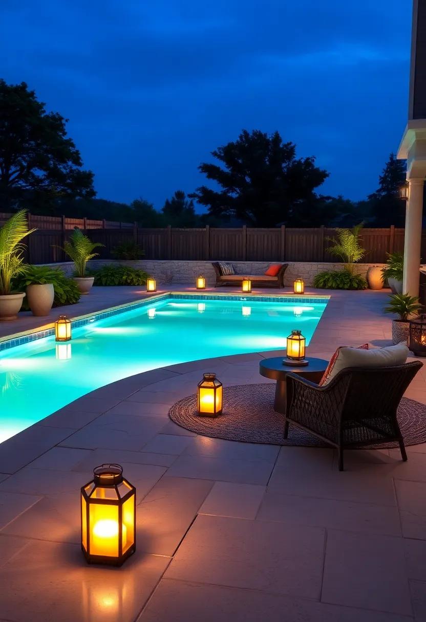 Illuminated Serenity: Discover how floating lanterns create​ a tranquil atmosphere when⁢ softly gliding across your pool water