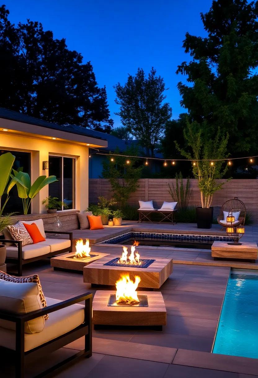 Poolside ‌Bonfire Vibes: Set the mood with ‌floating fire pits designed for water use, giving you the⁤ warmth and glow of a fire ‌right on ‌your pool