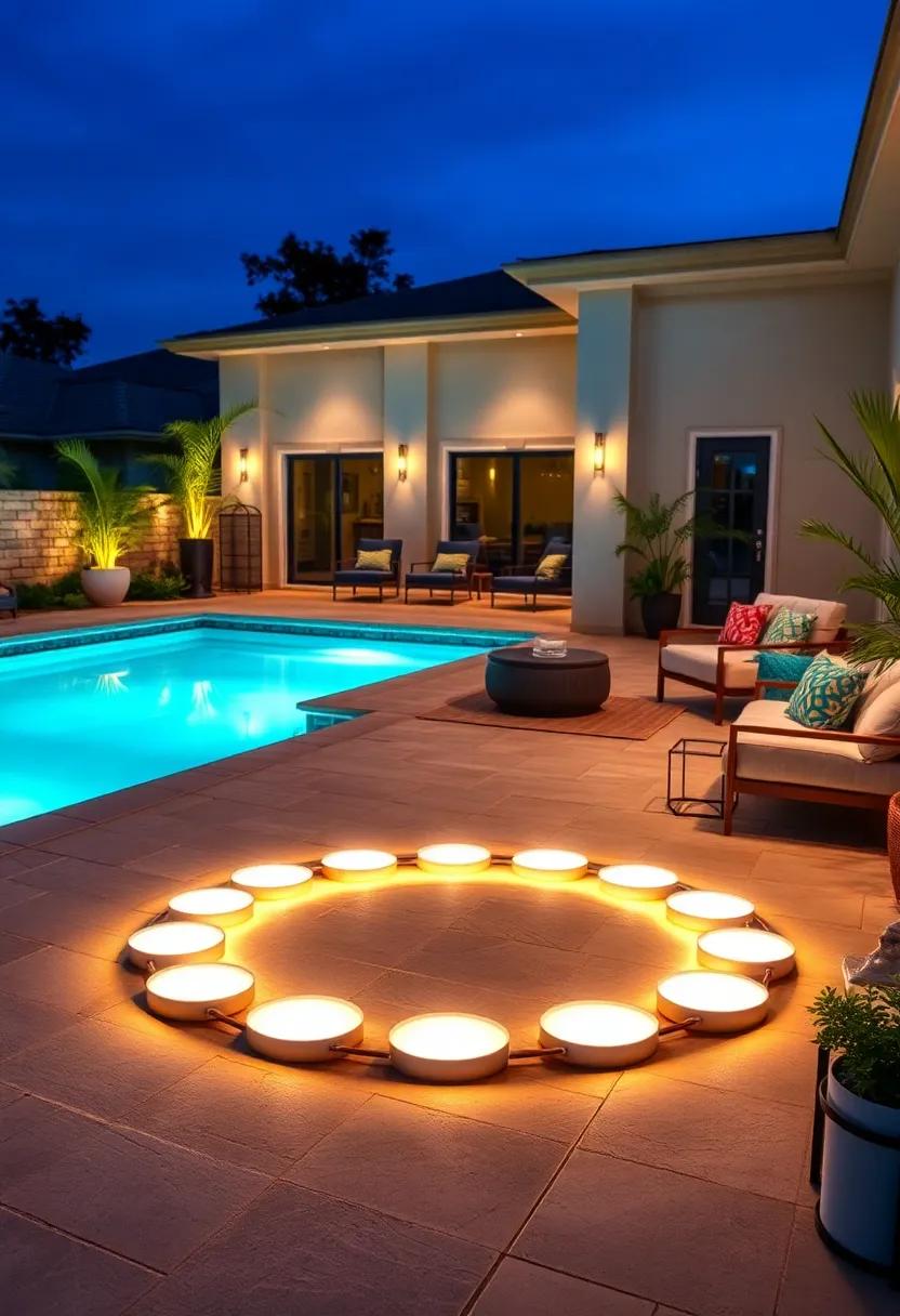 Circle of Lights: Strategically place a ring ‍of ⁢floating lights in the pool to define swimming ‍areas while creating⁢ mesmerizing ⁢visual symmetry