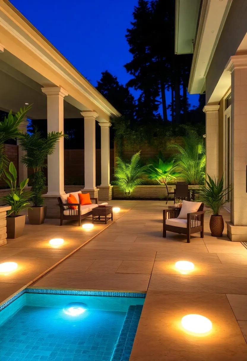 Soft Glow Pathways: Line your pool with ​floating lights that ‌guide the way,illuminating the walkway with a gentle glow for safe evening strolls